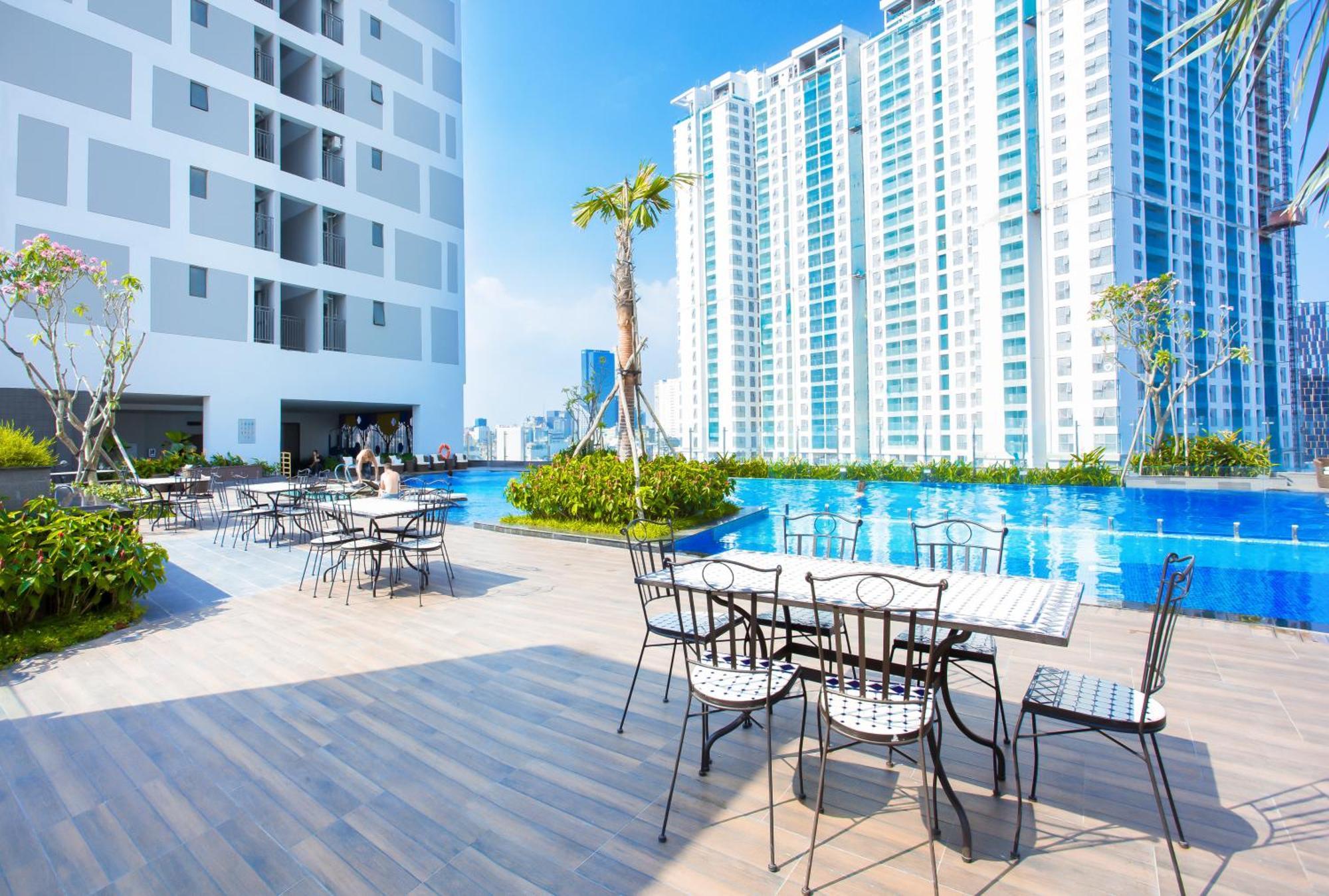Aloha Saigon Apartment - Rivergate Residence Ho Chi Minh-stad Buitenkant foto